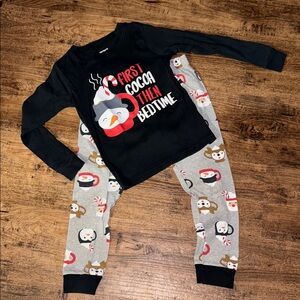Carter's Black and Gray Kids Pajama Set